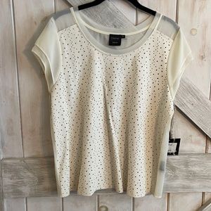 White patterned top